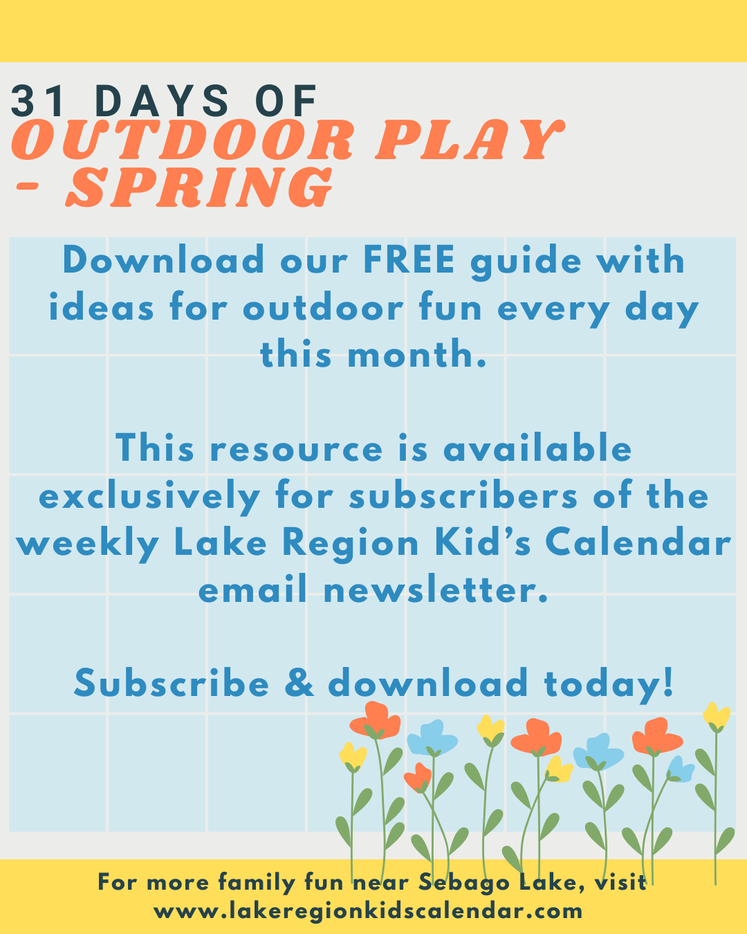 31 Days of Outdoor Play