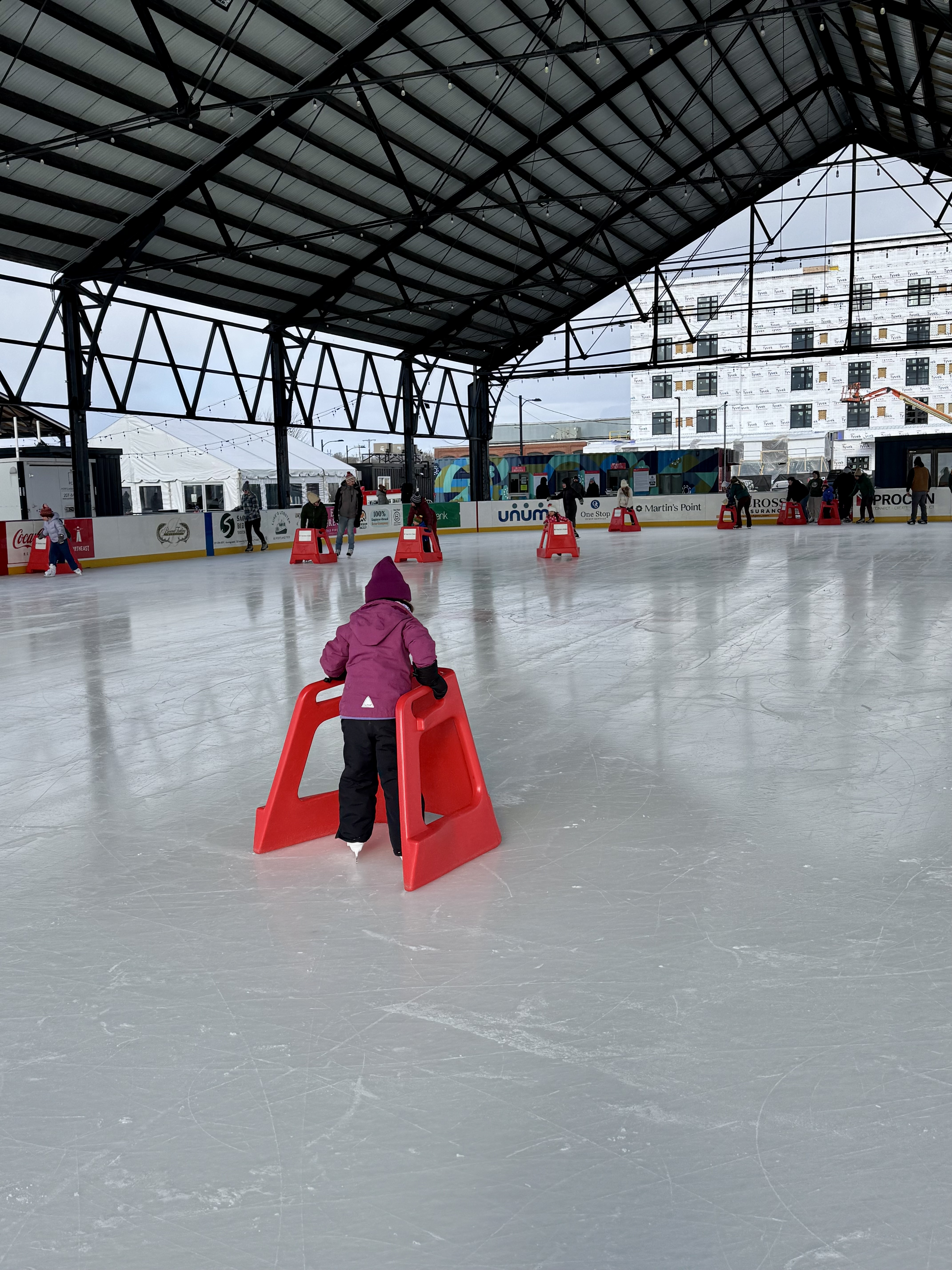 The Rink at Thompson’s Point — Ice Skating With a View in Portland, ME